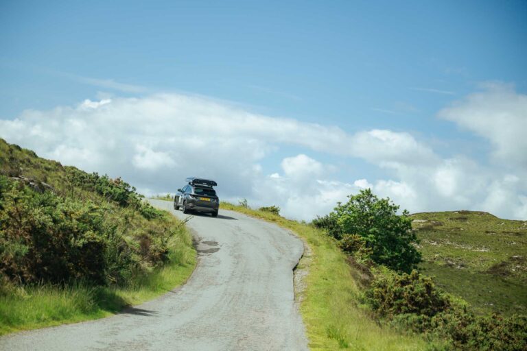 Scotland driving car roadtrip SUV