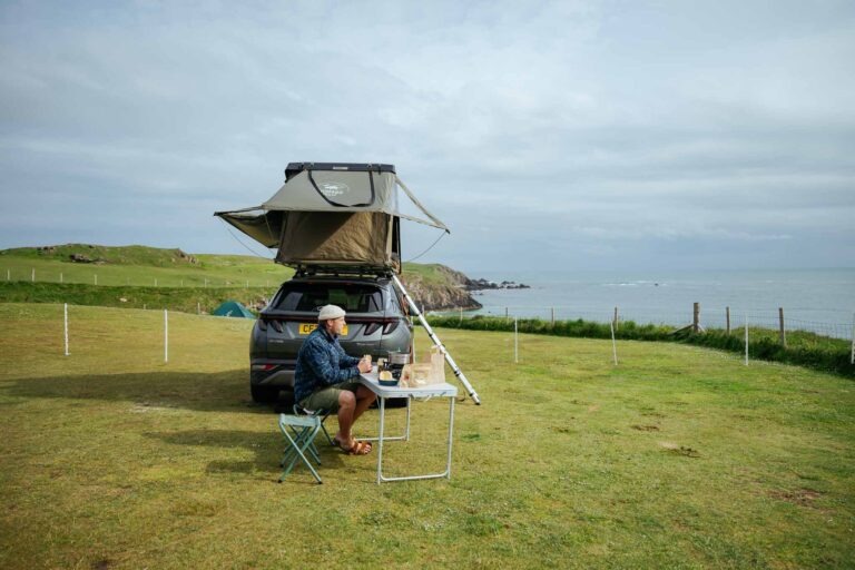 Roadtrip Scotland rooftoptent