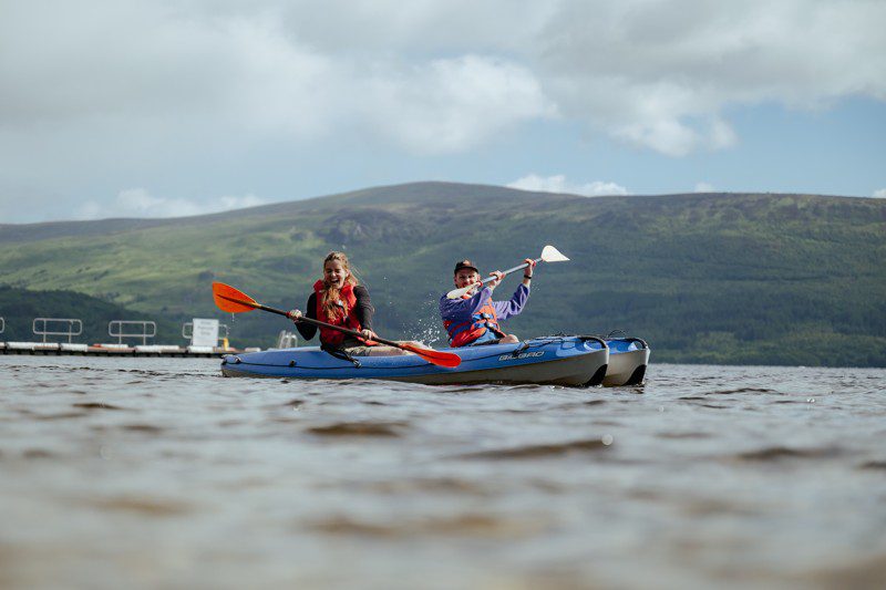 kayak Loch Lomond Scotland water activities