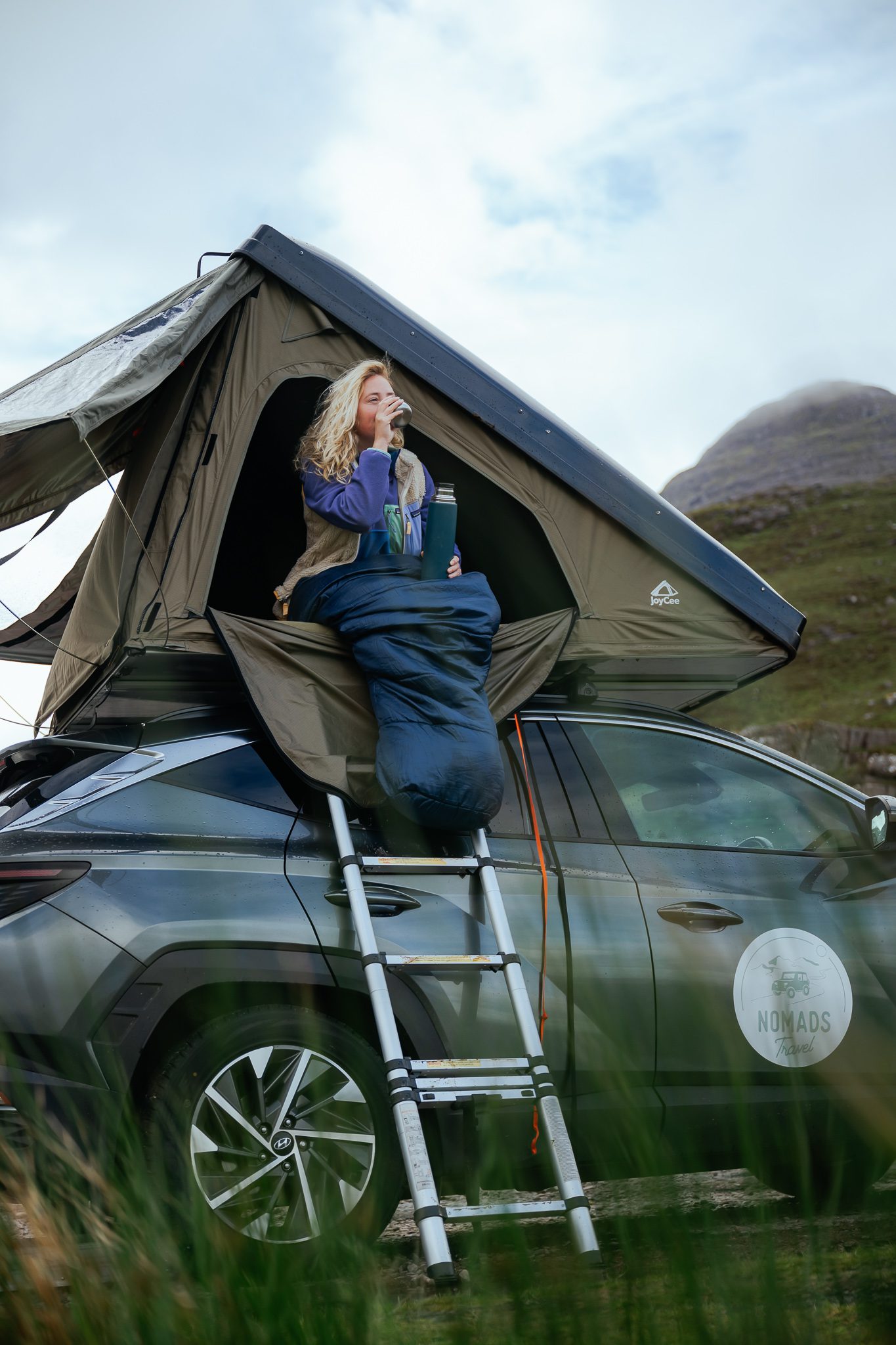 Roadtrip rooftoptent camping